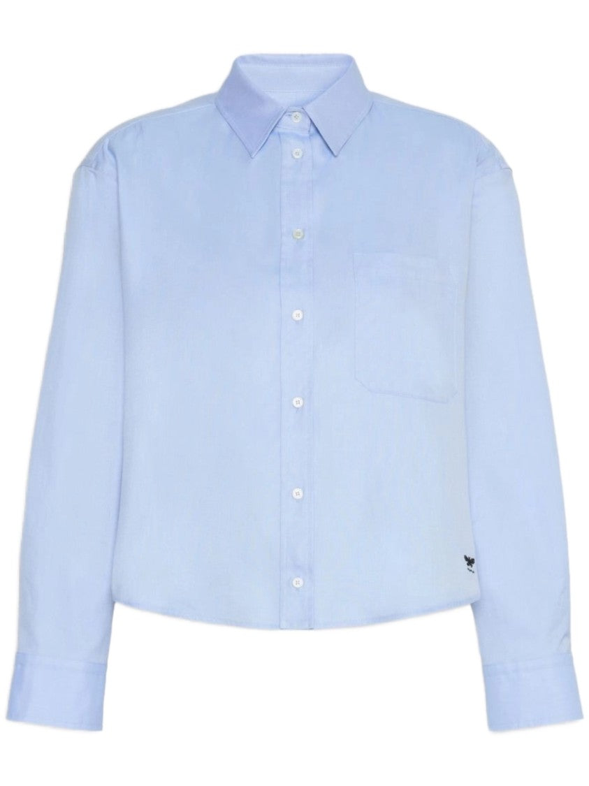 Weekend Light Blue Wkdnuoro Cropped Shirt