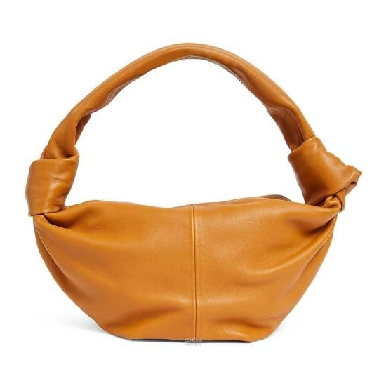 Bottega Veneta Soft Leather Handag With Knotted Handle Detail