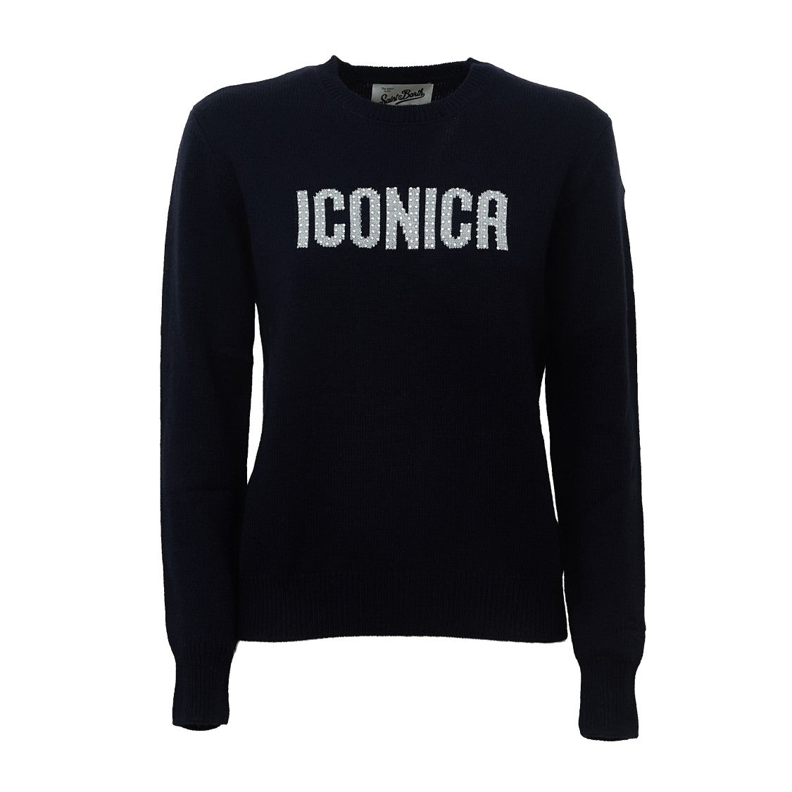 Mc2 Saint Barth New Queen Iconica Rhinestone Sweater