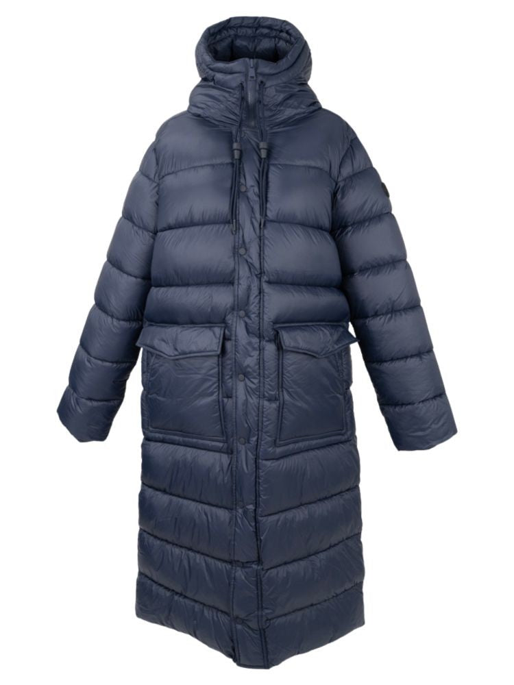 Sergio Moretti High-Collar Padded Jacket With Horizontal Quilting