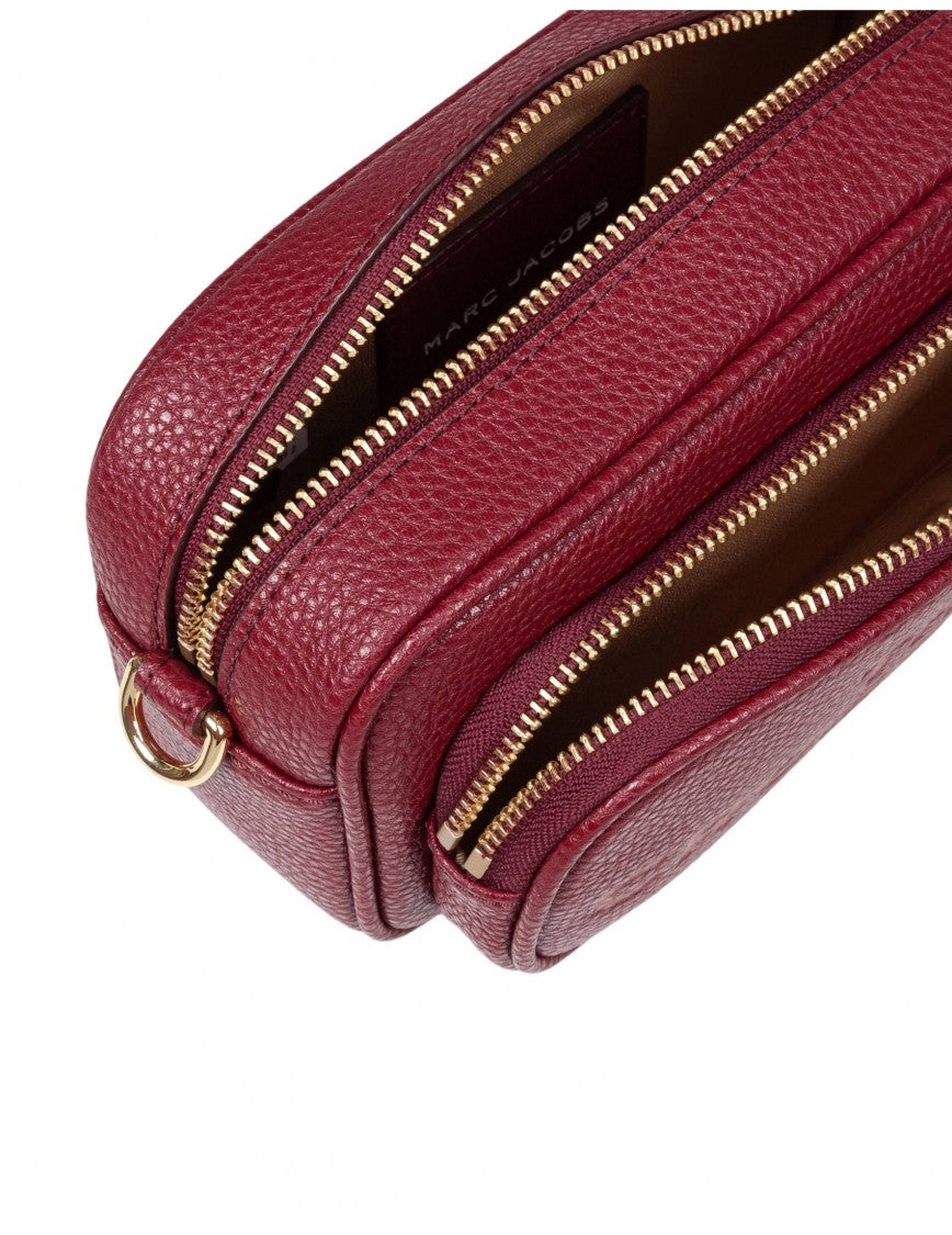 Marc Jacobs The Crossbody Tote Leather Bag Cherry Color