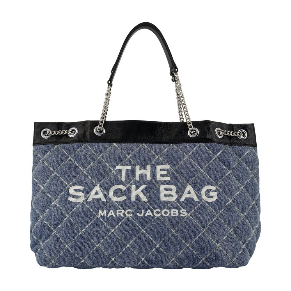 Marc Jacobs The Large Chain Sack Shoulder Bag - Cotton - Blue