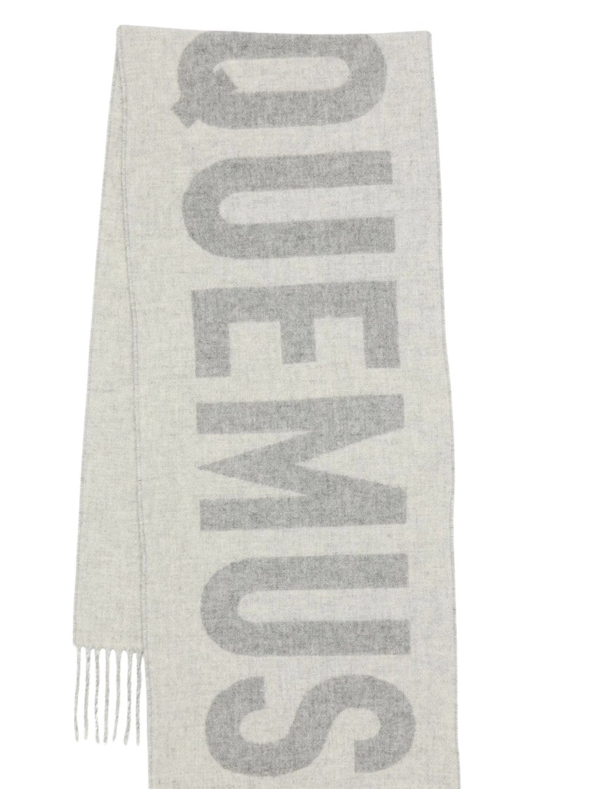 Jacquemus Fringed Bold Logo Detail Scarf