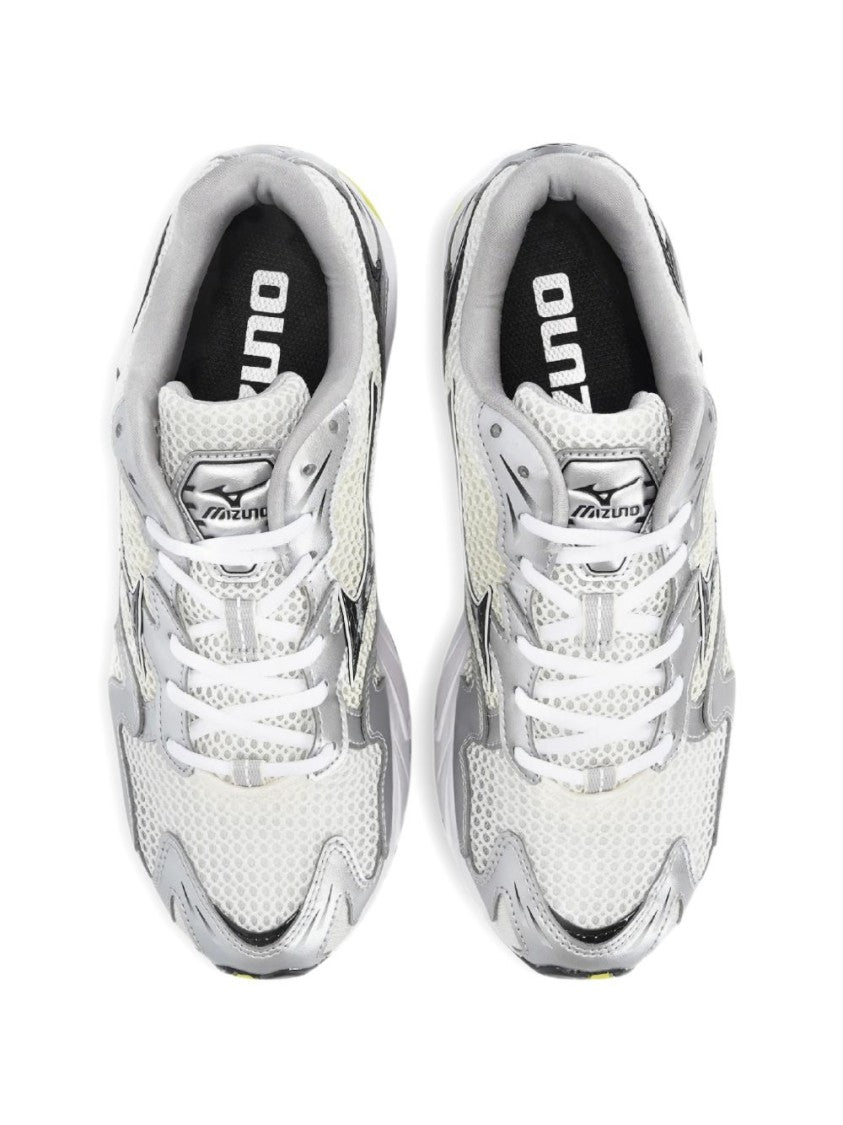 Mizuno Lace-Up Sneakers With Silver And Black Accents