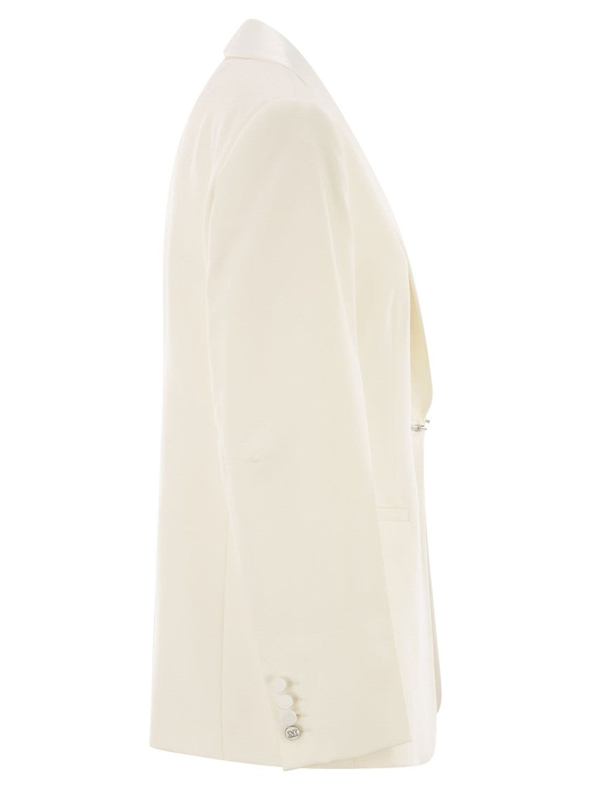 Max Mara Giselle Wool Gabardine Blazer