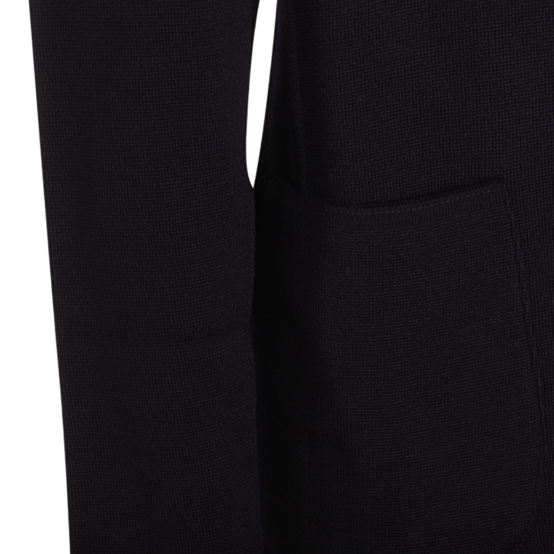 Lardini Tailored Black Jacket With Two-Button Closure