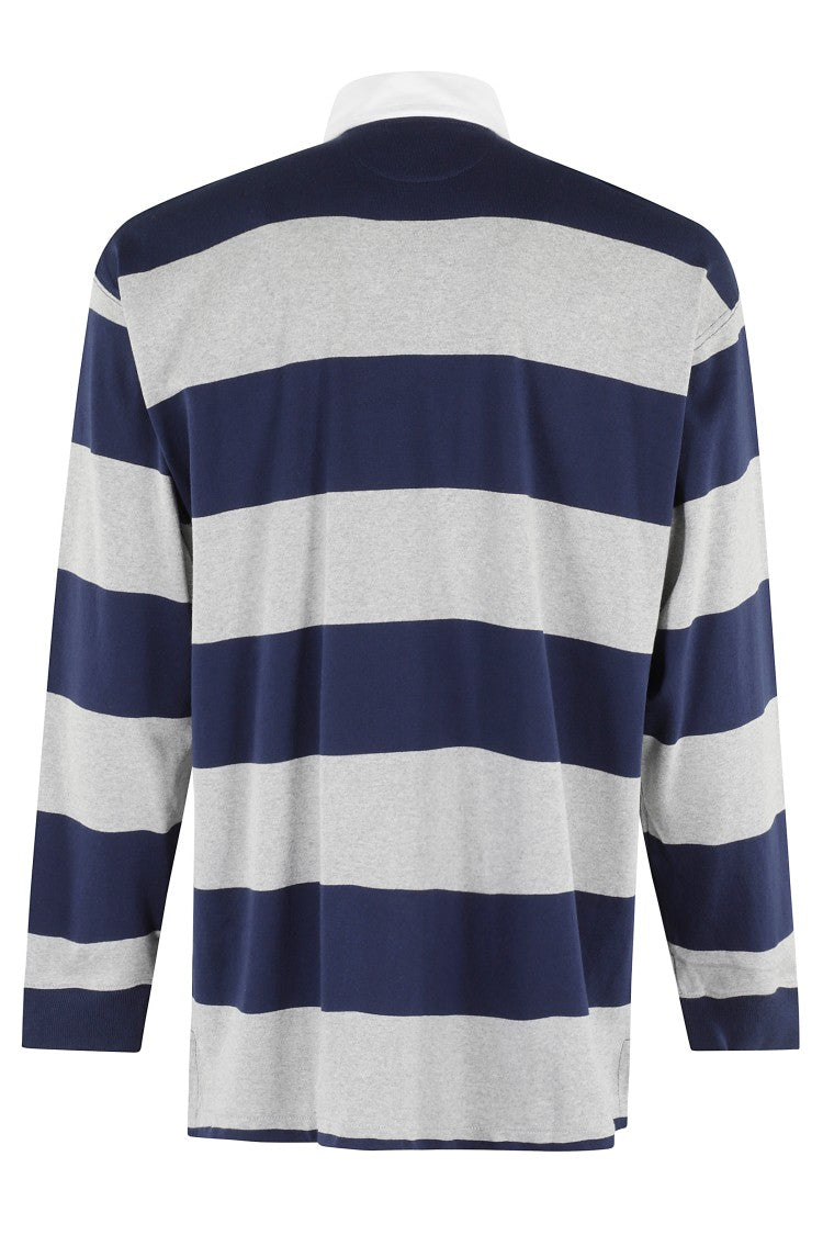 Polo Ralph Lauren Classic Striped Long Sleeve Rugby Sweatshirt