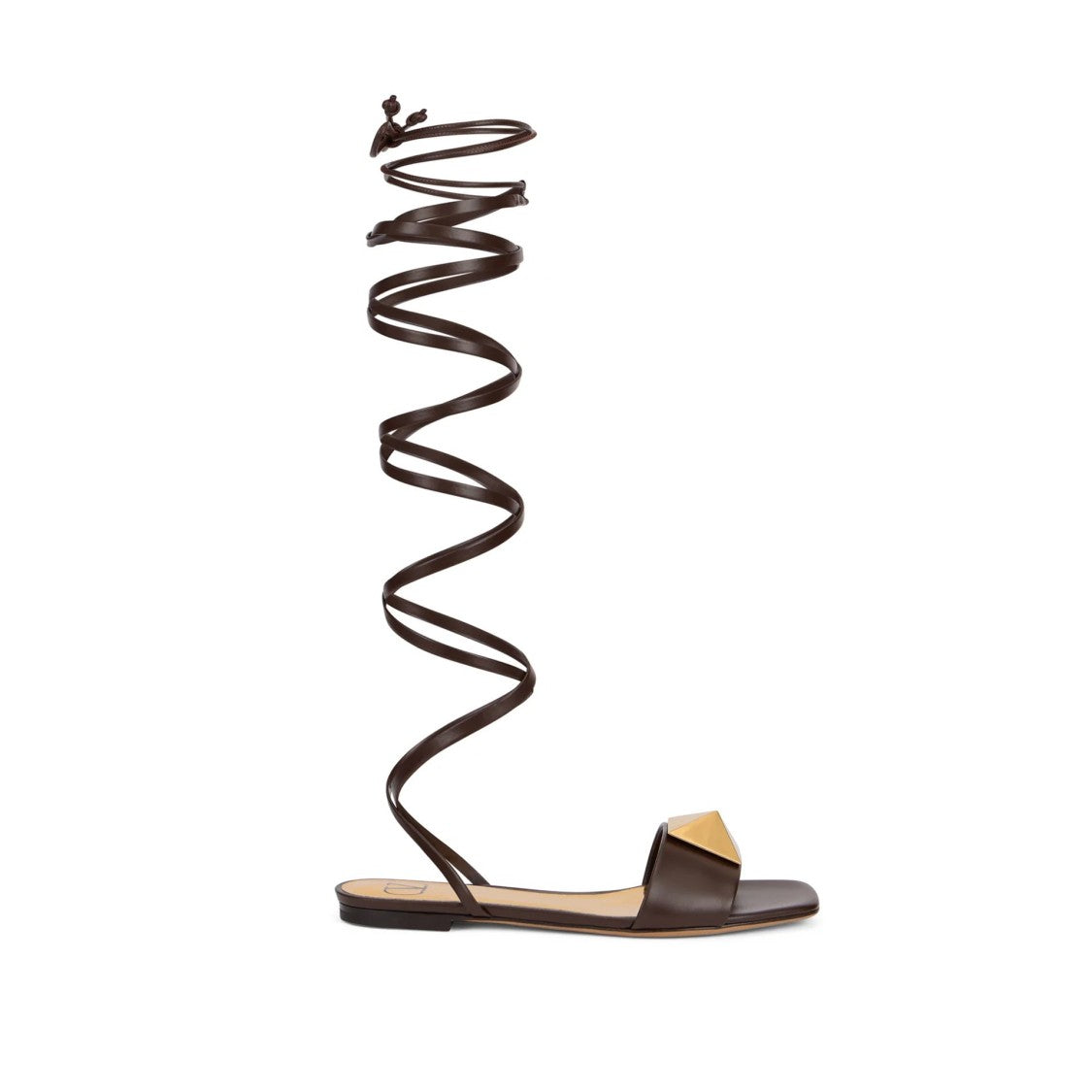 Valentino Garavani Spiral Wraparound Ankle Sandals