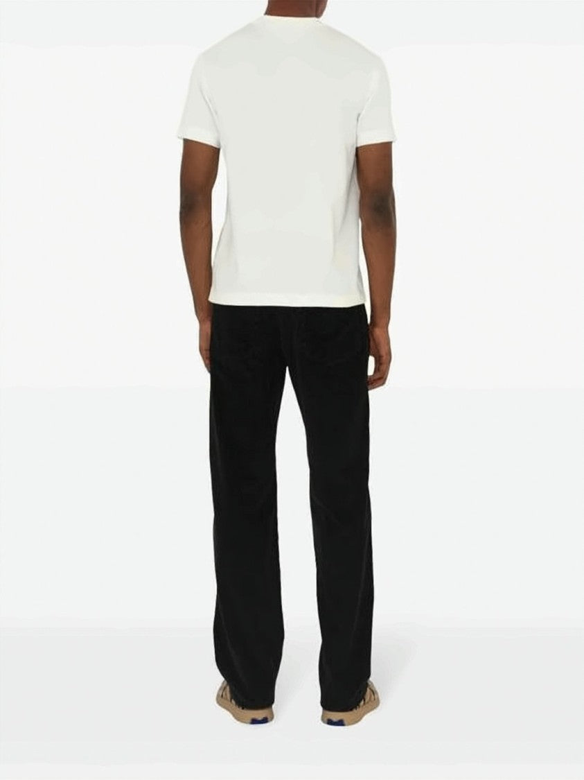 Burberry Short-Sleeved Crew Neck Cotton T-Shirt