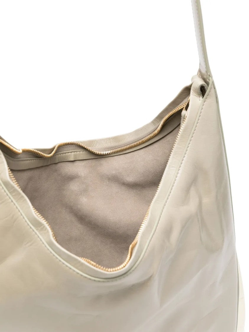 Benedetta Bruzziches Structured Top Handle Detachable Strap Handbag