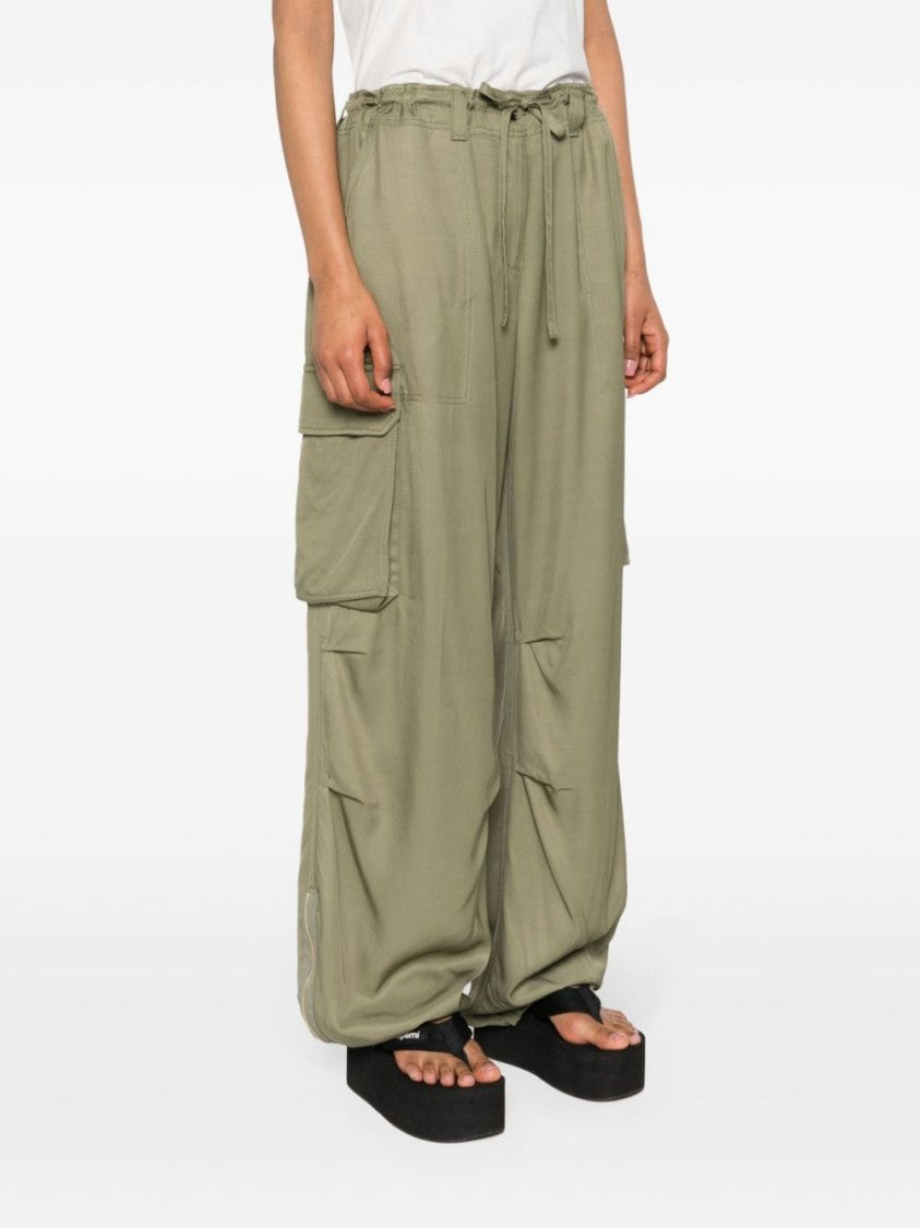 Golden Goose Wide-Leg Trousers With Functional Cargo Pockets