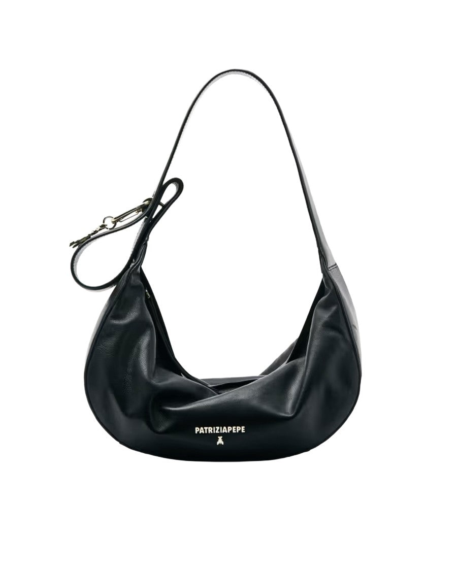 Patrizia Pepe New Moon Leather Shoulder Bag