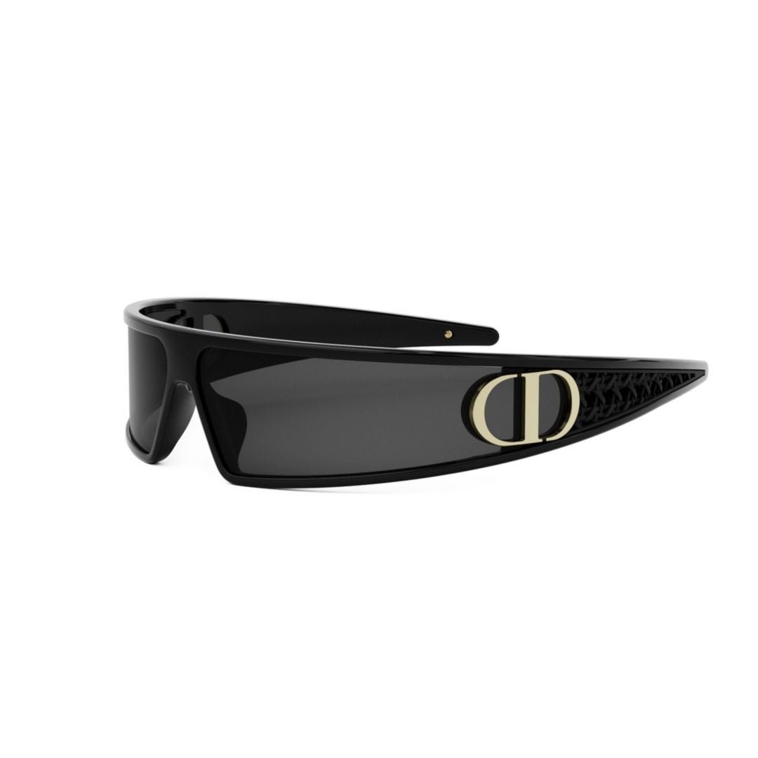 Dior Black Very M1u Wraparound Sunglasses