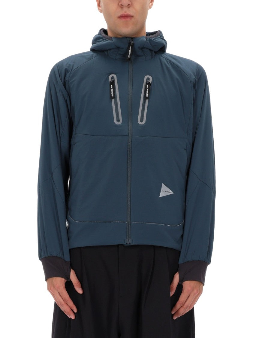 And Wander Alpha Air Hooded Lightweight Jacket