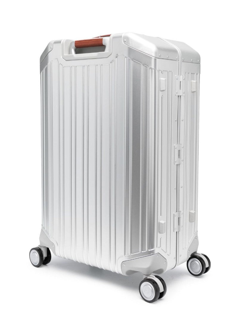 Piquadro Medium Rigid Trolley With Vertical Grooves