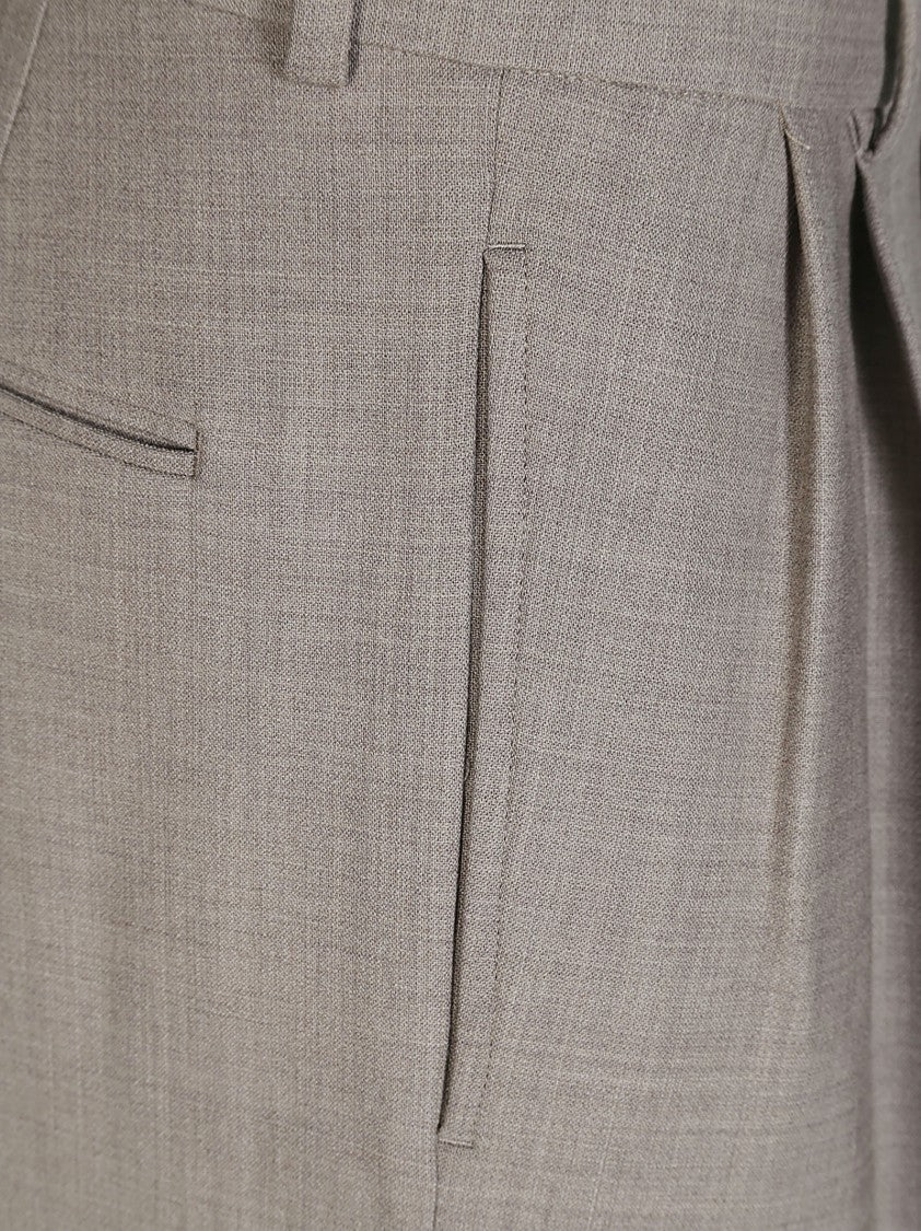 Sportmax Tailored Carrot Pants With Textured Fabric