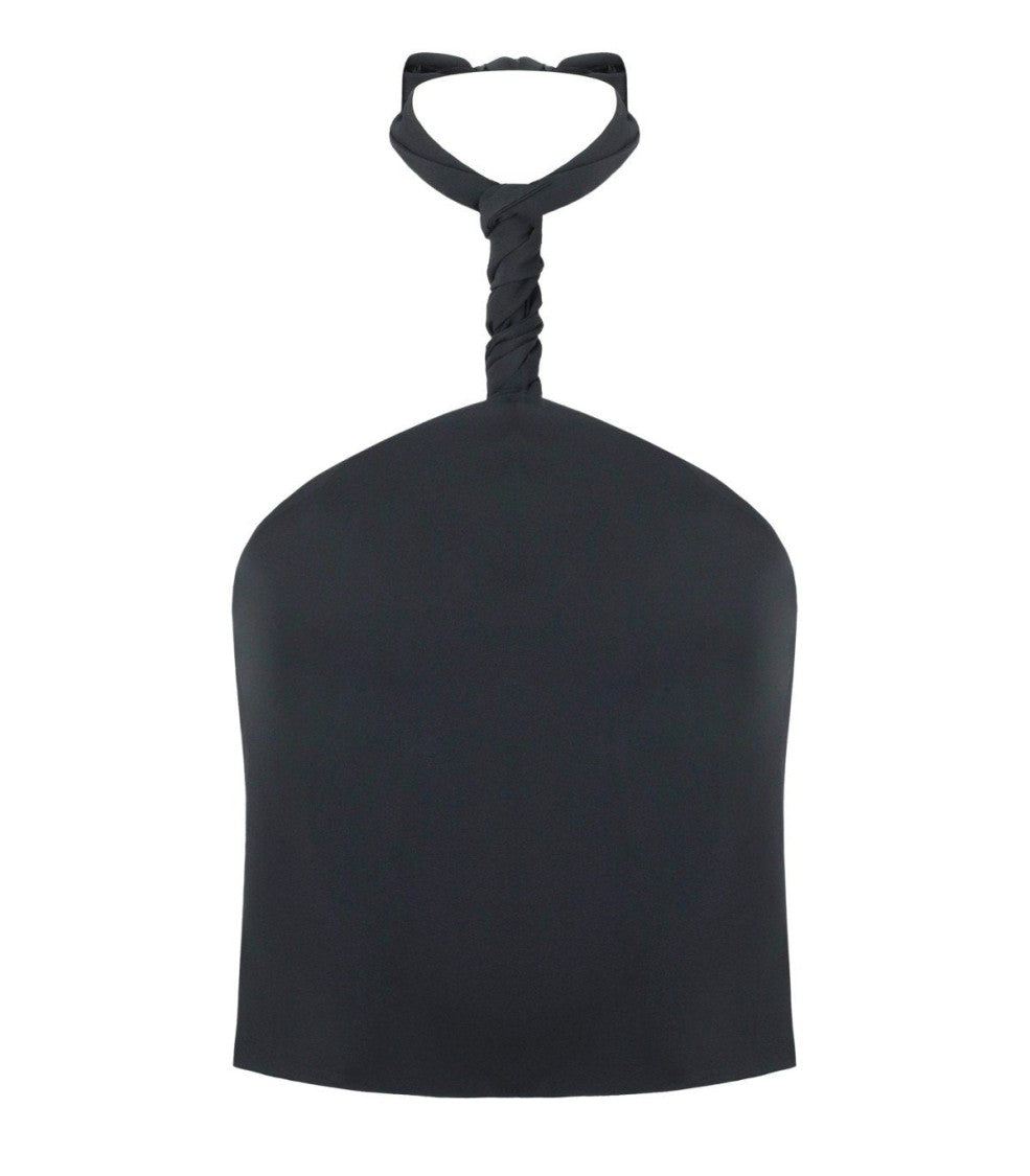 Federica Tosi Crêpe Top With Twisted Neck