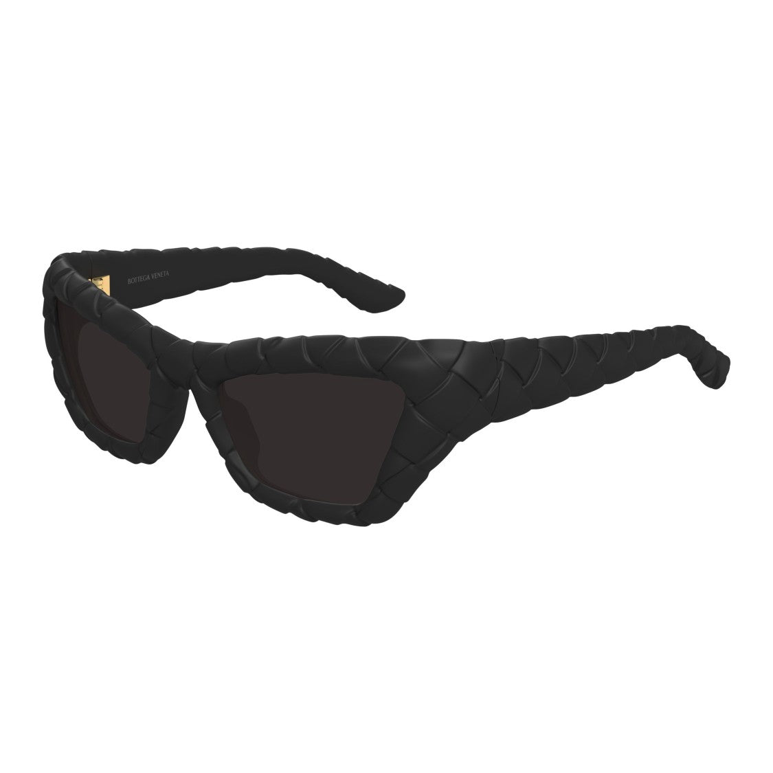 Bottega Veneta Bv1438s Padded Quilted Oversized Cat-Eye Sunglasses