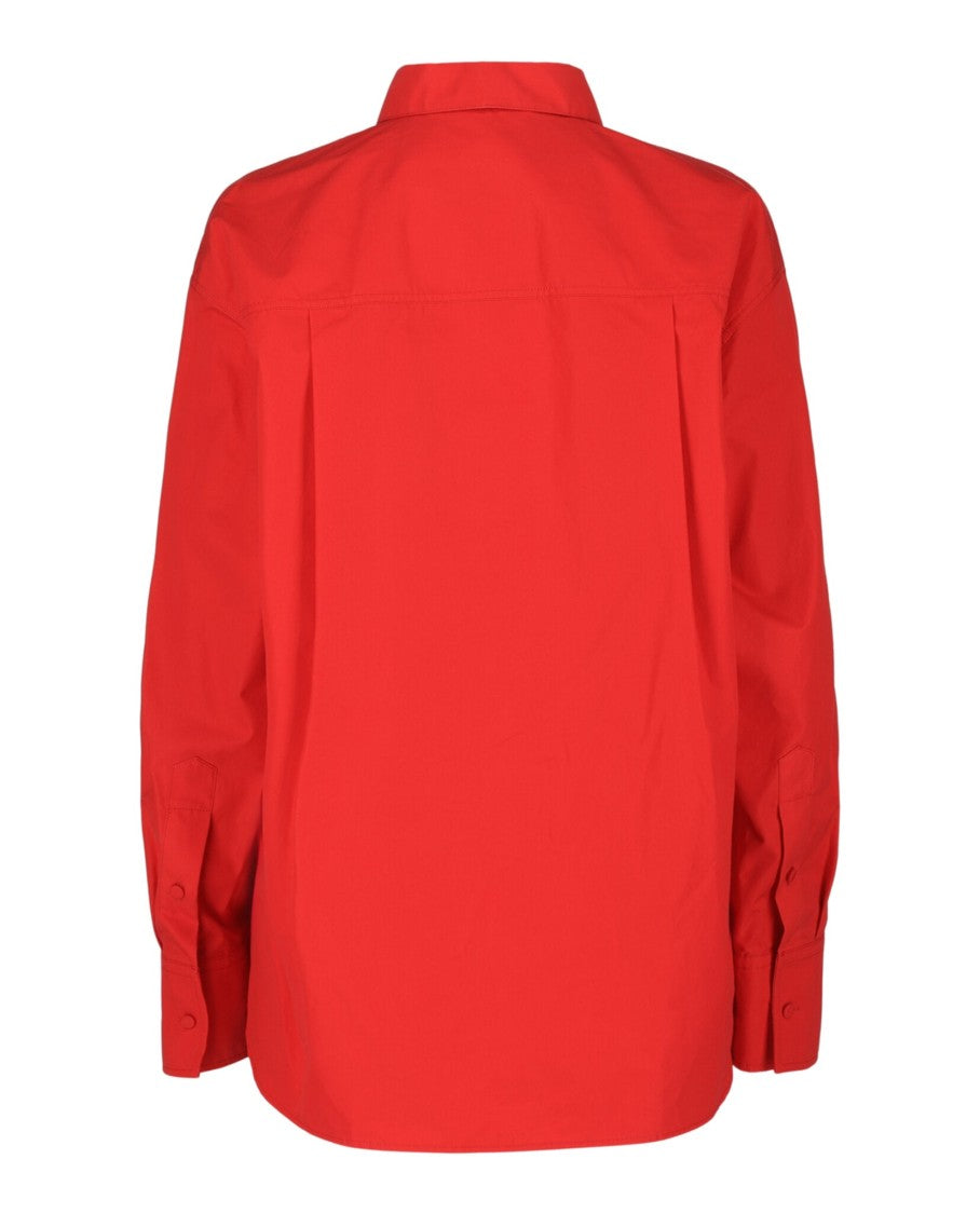 Valentino Button-Front Shirt With Hidden Placket And Classic Collar