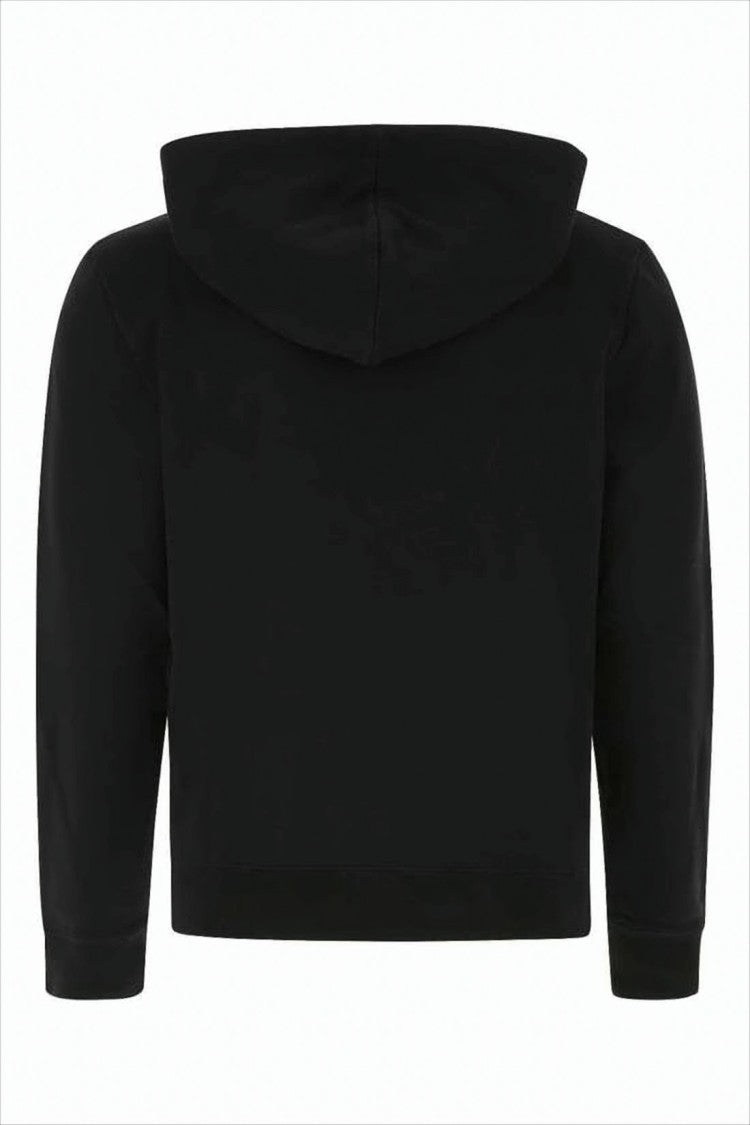 Saint Laurent Classic Black Hoodie With Front Kangaroo Pocket