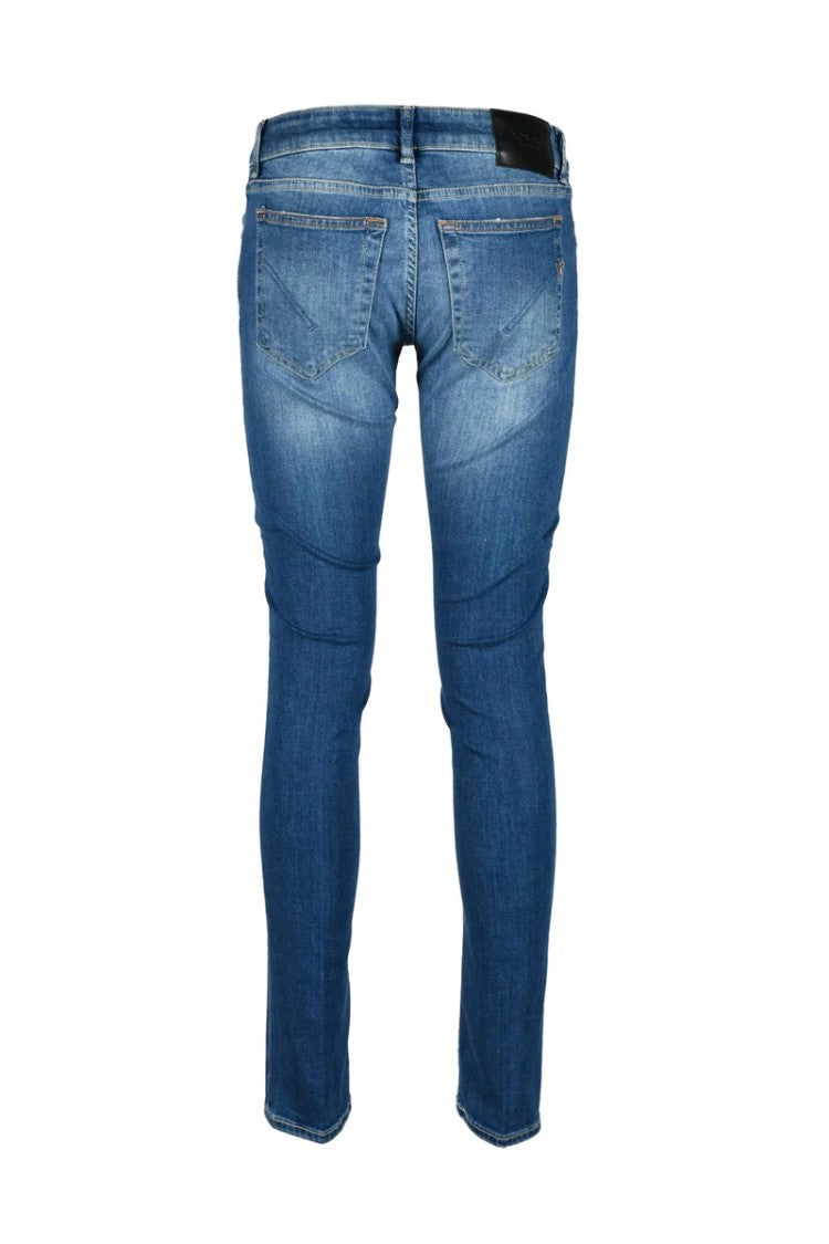 Dondup Slim-Fit Denim Jeans With Classic Blue Wash