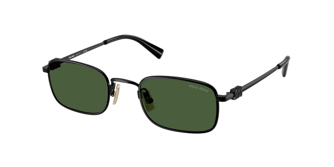 Miu Miu Rectangular Black Sunglasses