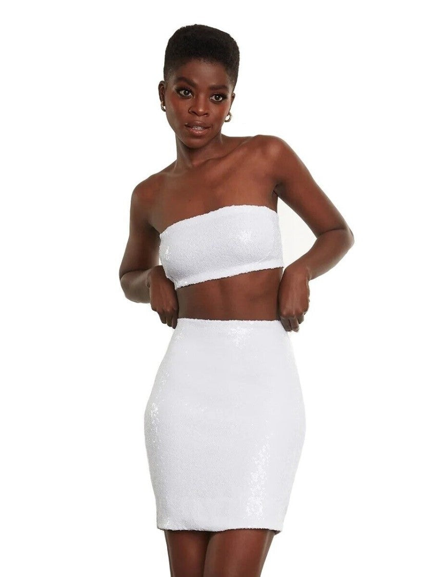 Commando Max Sequin Mini Skirt - Sk205
