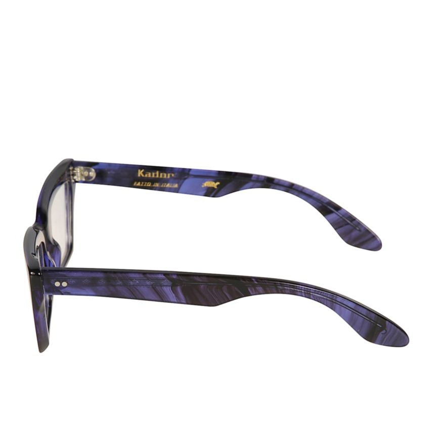 Kador Alexa Angular Rectangular Frame Sunglasses With Marbled Design