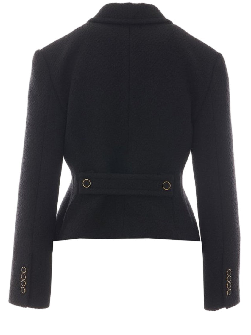 Chloé Tailored Black Jacket With Classic Collar And Fitted Silhouette