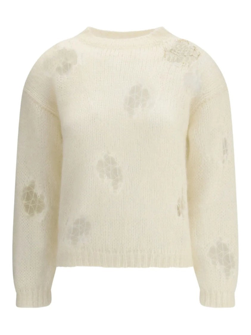 Fabiana Filippi Ripped-Effect Sweater