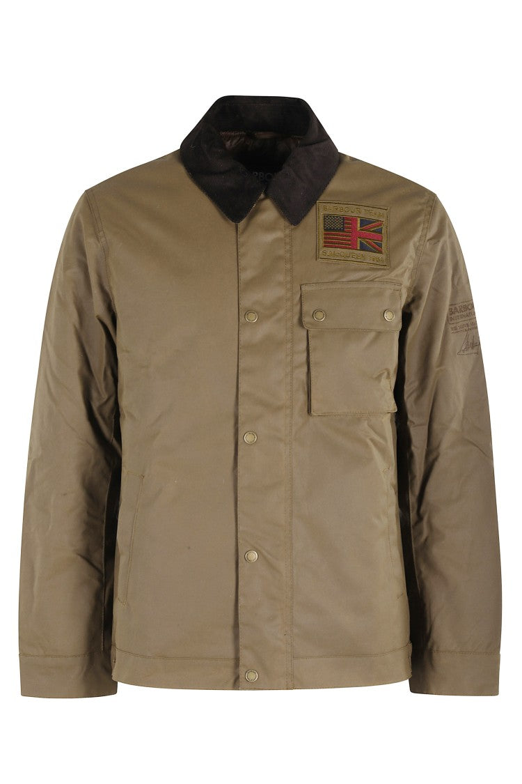 Barbour Workers Wax Jacket With Classic Collar