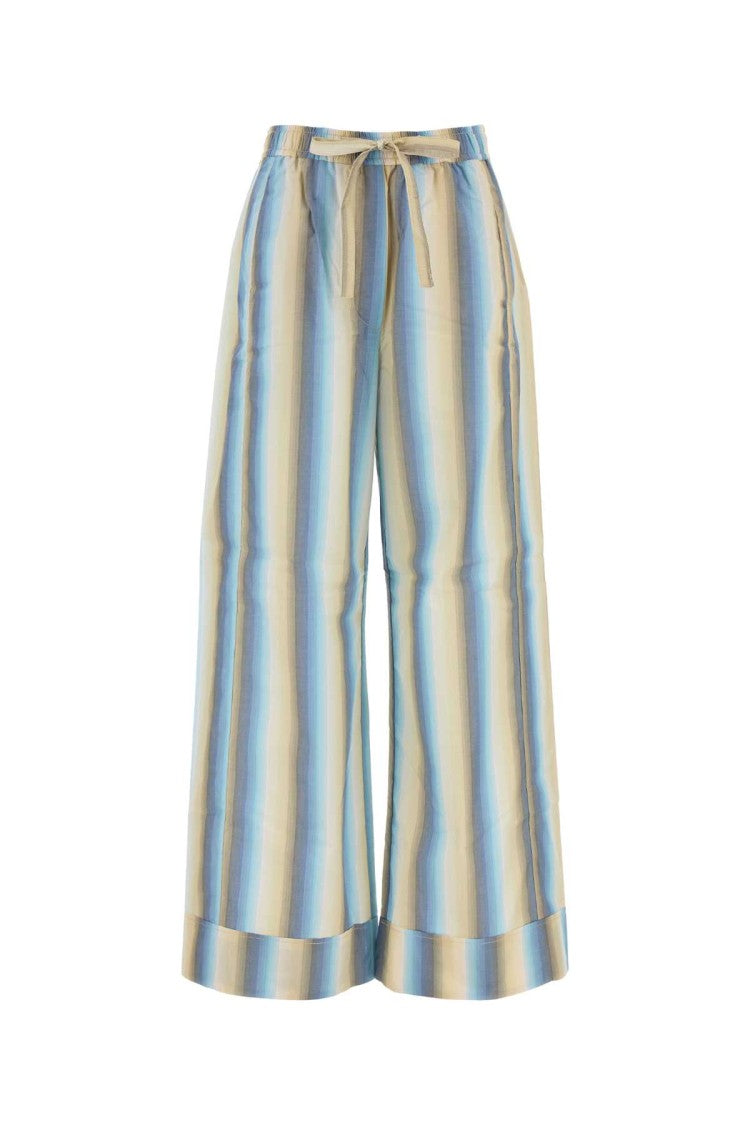 Ganni Embroidered Cotton Pyjama Pant