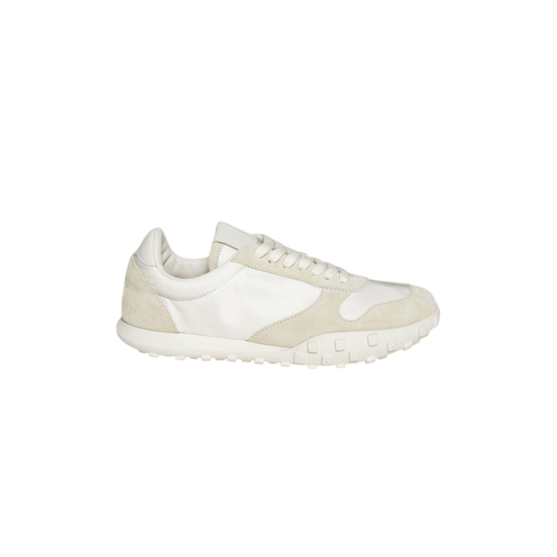 Jil Sander Moon Sneakers In Nylon And Suede Cream