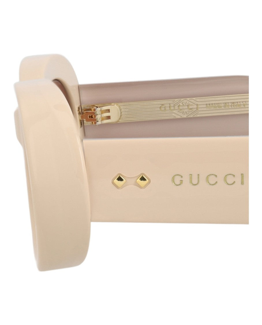 Gucci Round-Frame Recycled Acetate Sunglasses