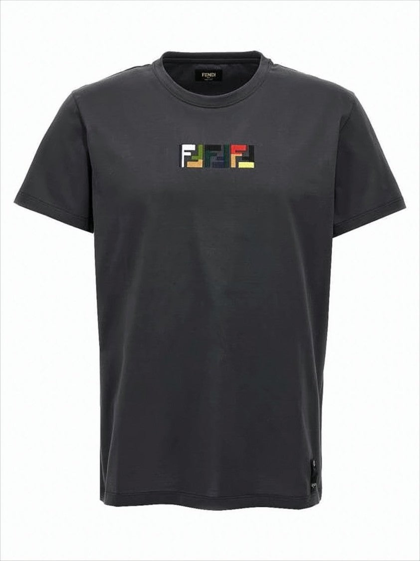 Fendi Geometric Graphic Short-Sleeve T-Shirt