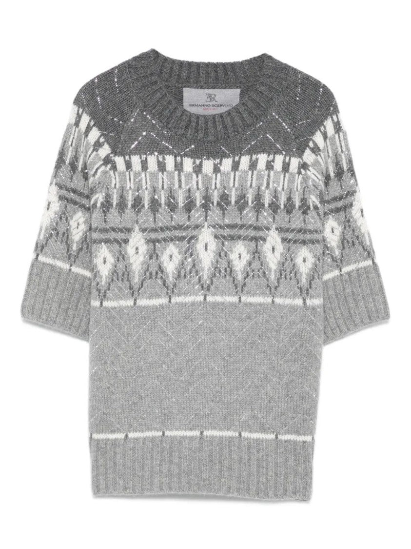 Ermanno Scervino Textured Knit Cashmere Sweater