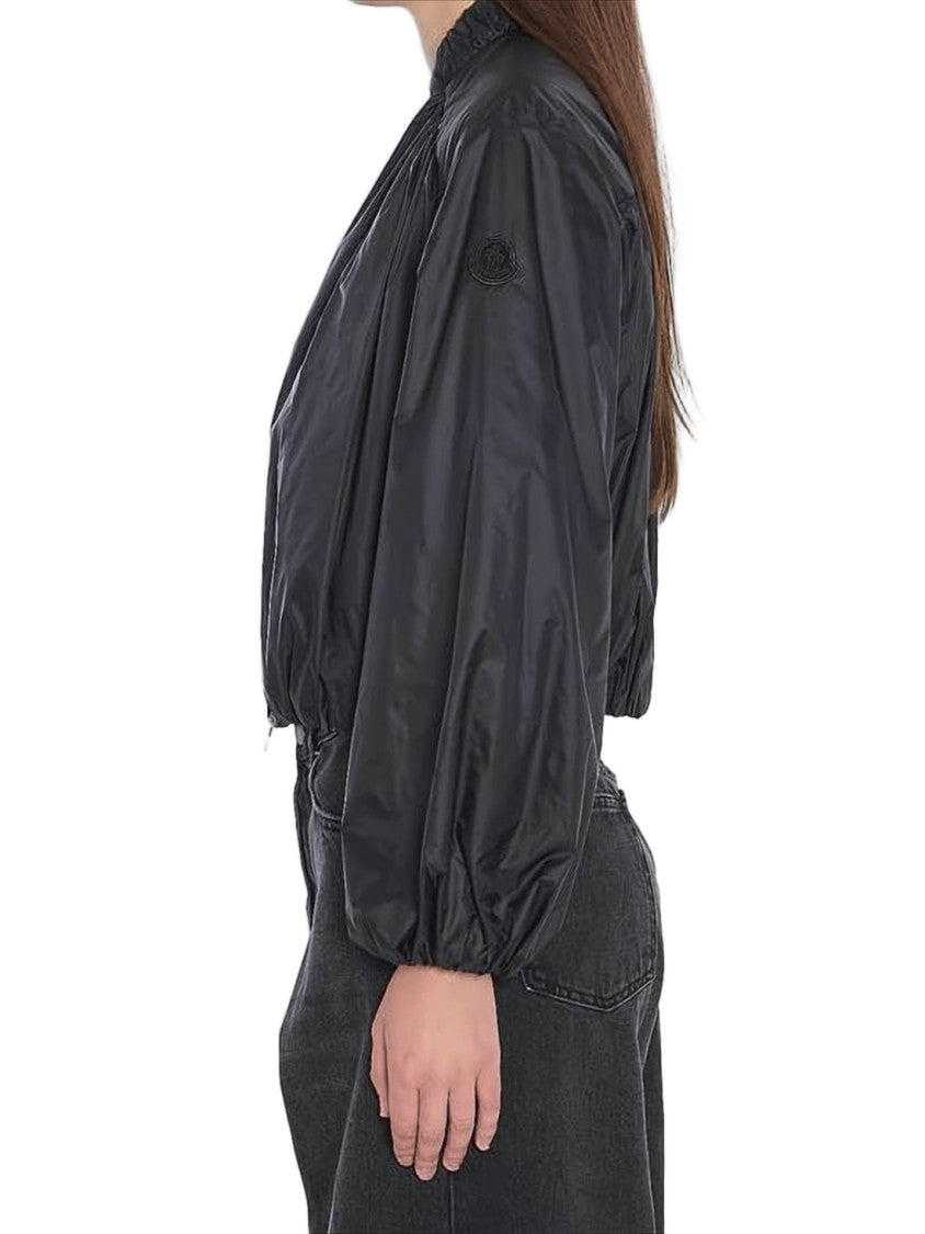 Moncler Lightweight Cropped Jacket With Gathered Yoke