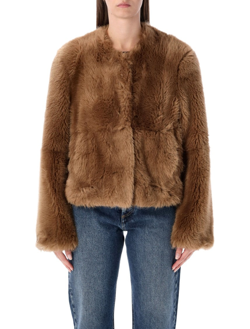 Stand Studio Halle Eco Fur Jacket