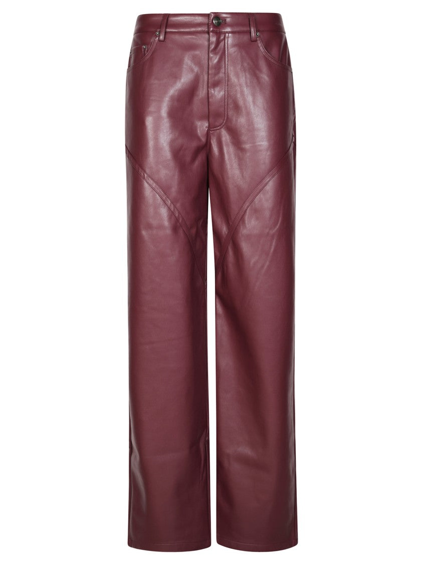 Rotate Mid Waisted Piping Pants