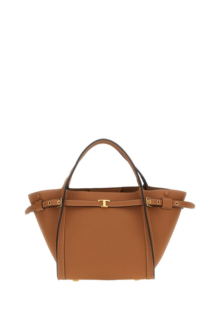 Tod's Brown Tim Shopping Leather Tote Bag