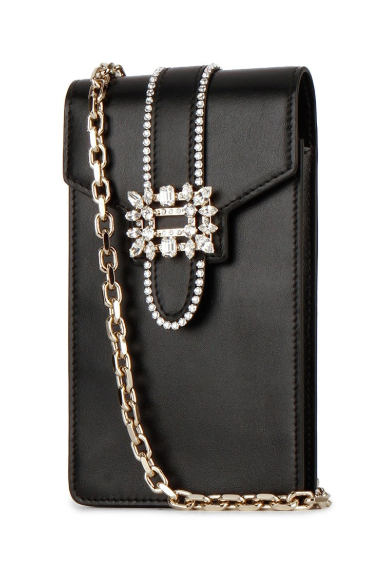 Roger Vivier Rectangular Black Shoulder Bag