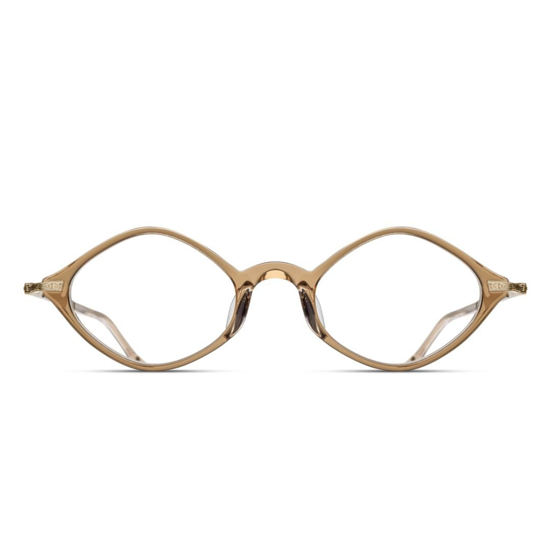 Matsuda M2066.Rx Translucent Beige Acetate Eyeglasses With Metallic Temples