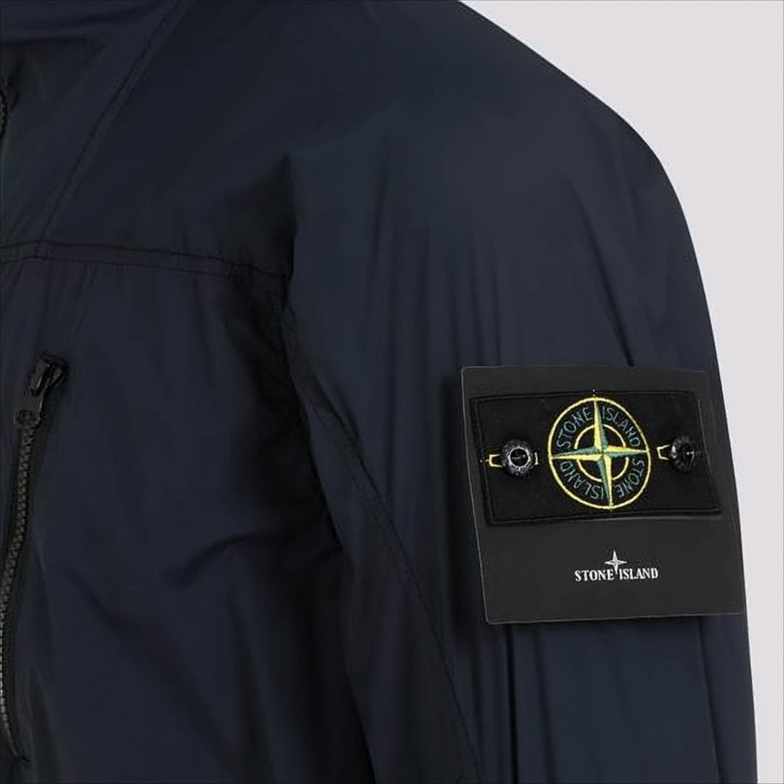 Stone Island Fitted Blue Padded Jacket