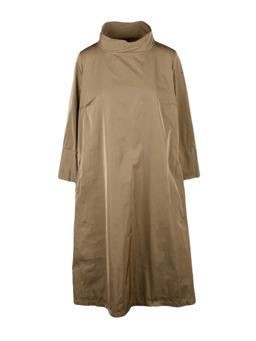 Katherina Hovman Grey High Neck Tunic Polyester Dress