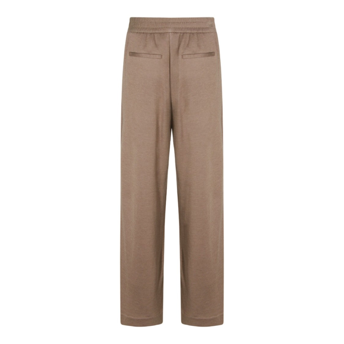 Brunello Cucinelli Relaxed Straight-Leg Trousers With Adjustable Waistband