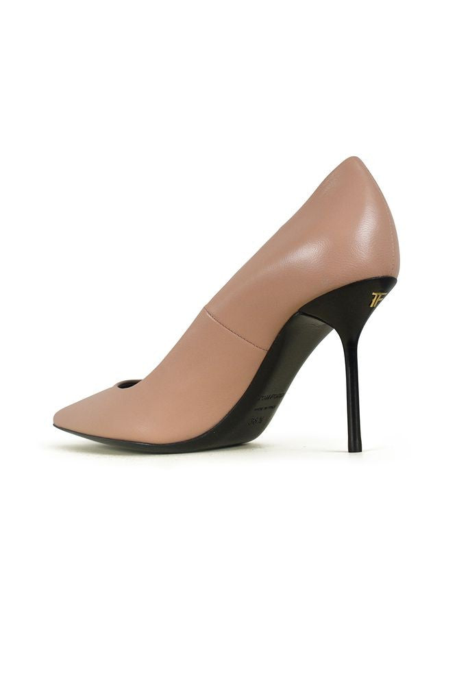 Tom Ford Pointed Toe Pink Leather Pumps