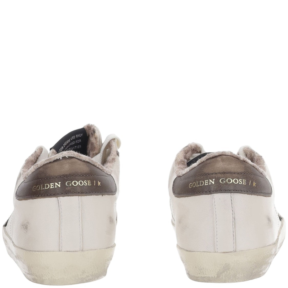 Golden Goose White Stardan Star Patch Leather Sneakers