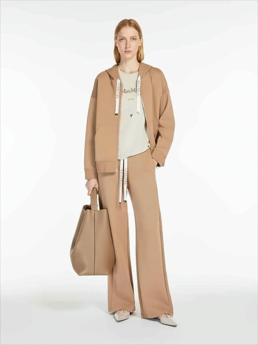 Max Mara Short-Sleeve Cotton T-Shirt With Minimalist Design