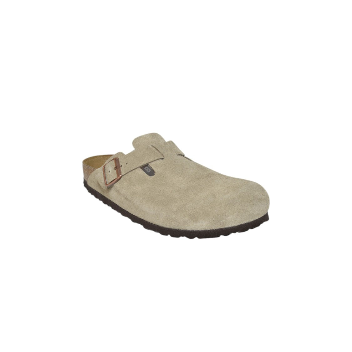 Birkenstock Closed-Toe Dove Grey Sandals With Adjustable Strap