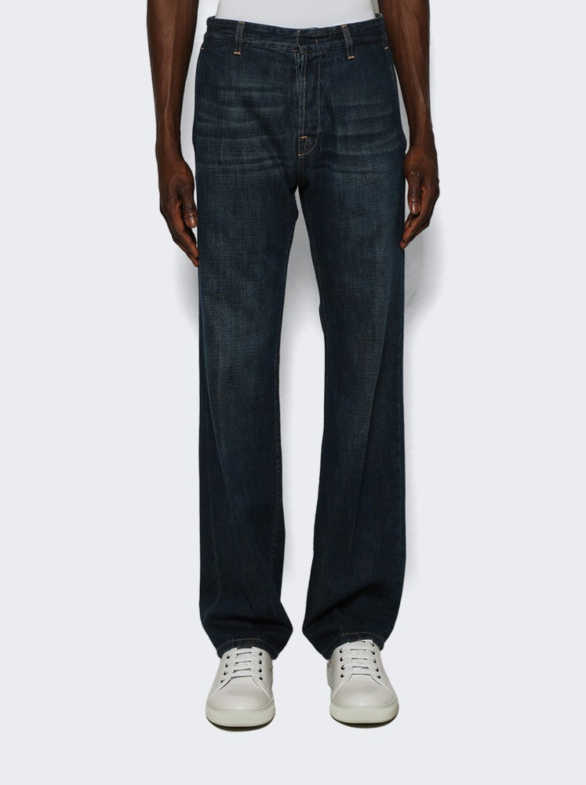 Lanvin Straight Leg Trousers Light Blue